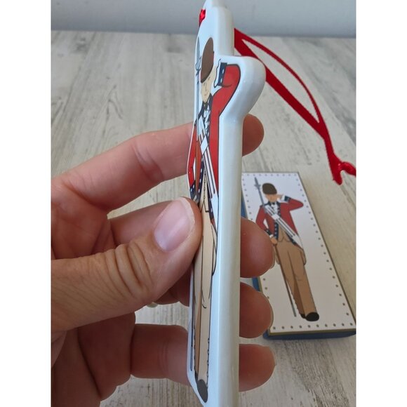 White House drum major guard porcelain ornament RARE corps historical associatio - Picture 5 of 6